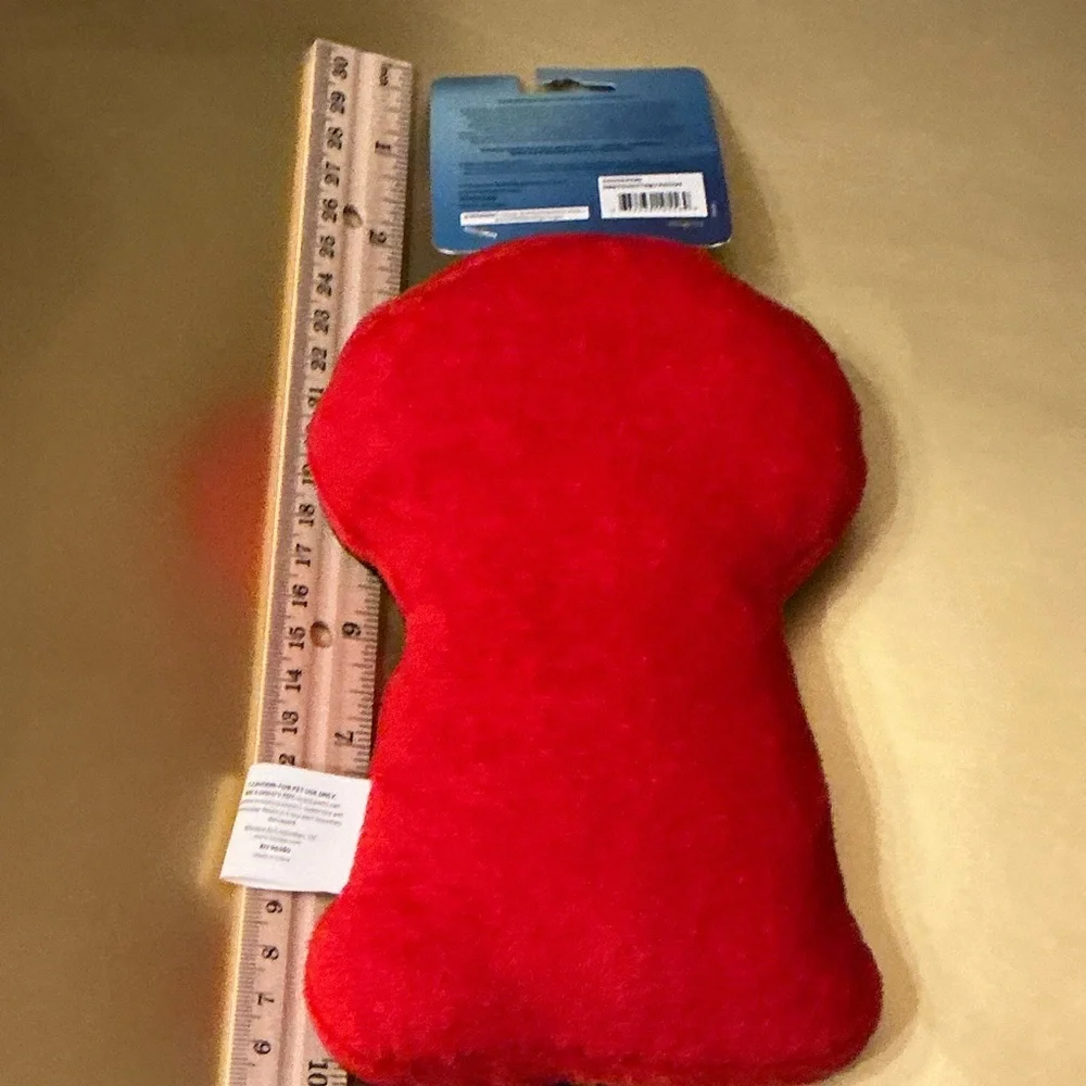 Red Plush Gumball Machine Small Medium Dog Toy